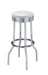 Theodore Upholstered Top Bar Stools White and Chrome (Set of 2) - Royal Furniture & Gifts (MI) - Multi Location
