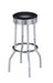 Theodore Upholstered Top Bar Stools Black and Chrome (Set of 2) - Royal Furniture & Gifts (MI) - Multi Location