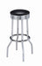 Theodore Upholstered Top Bar Stools Black and Chrome (Set of 2) - Royal Furniture & Gifts (MI) - Multi Location