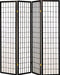 Roberto 4-panel Folding Screen Black and White - Royal Furniture & Gifts (MI) - Multi Location