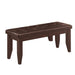 Dalila Tufted Upholstered Dining Bench Cappuccino and Black - Royal Furniture & Gifts (MI) - Multi Location