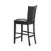 Jaden Upholstered Counter Height Stools Black and Espresso (Set of 2) - Royal Furniture & Gifts (MI) - Multi Location