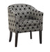 Jansen Hexagon Patterned Accent Chair Grey and Black - Royal Furniture & Gifts (MI) - Multi Location