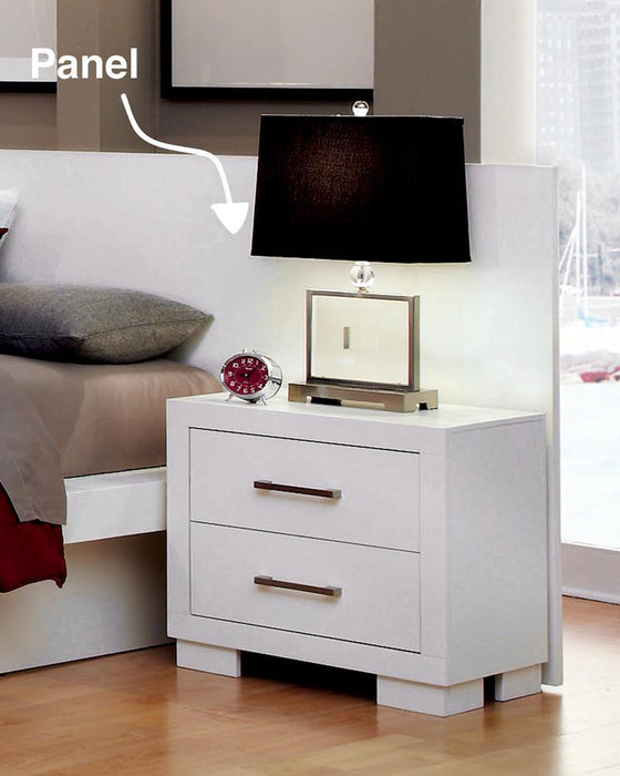 Jessica Nightstand Panels White (Set of 2) - Royal Furniture & Gifts (MI) - Multi Location