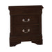 Louis Philippe 2-drawer Nightstand Cappuccino - Royal Furniture & Gifts (MI) - Multi Location
