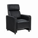 Toohey Home Theater Push Back Recliner Black - Royal Furniture & Gifts (MI) - Multi Location