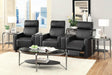Toohey Home Theater Black Console - Royal Furniture & Gifts (MI) - Multi Location