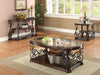 Laney Coffee Table Deep Merlot and Clear - Royal Furniture & Gifts (MI) - Multi Location
