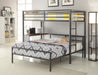 Fisher Twin Workstation Loft Bed Gunmetal - Royal Furniture & Gifts (MI) - Multi Location