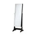 Cortez Storage Jewelry Cheval Mirror Black - Royal Furniture & Gifts (MI) - Multi Location