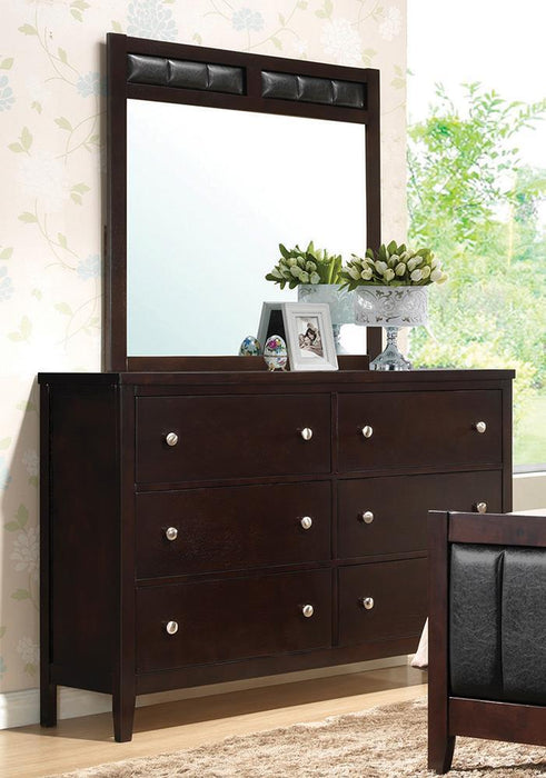 Carlton 6-drawer Rectangular Dresser Cappuccino - Royal Furniture & Gifts (MI) - Multi Location