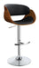 Dana Adjustable Bar Stool Black and Chrome - Royal Furniture & Gifts (MI) - Multi Location