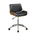 Addington Adjustable Height Office Chair Black and Chrome - Royal Furniture & Gifts (MI) - Multi Location