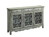 Madeline 3-door Accent Cabinet Antique Green - Royal Furniture & Gifts (MI) - Multi Location