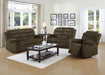 Rodman Pillow Top Arm Motion Loveseat Olive Brown - Royal Furniture & Gifts (MI) - Multi Location