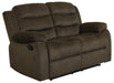 Rodman Pillow Top Arm Motion Loveseat Olive Brown - Royal Furniture & Gifts (MI) - Multi Location