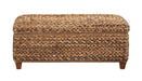 Laughton Hand-Woven Banana Leaf Storage Trunk Amber - Royal Furniture & Gifts (MI) - Multi Location