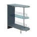 Adolfo 3-tier Bar Table Glossy Grey and Clear - Royal Furniture & Gifts (MI) - Multi Location