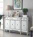 Aconitum 4-door Wine Cabinet Clear Mirror - Royal Furniture & Gifts (MI) - Multi Location