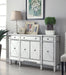 Aconitum 4-door Wine Cabinet Clear Mirror - Royal Furniture & Gifts (MI) - Multi Location