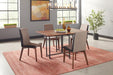 Redbridge Upholstered Side Chairs Grey and Natural Walnut (Set of 2) - Royal Furniture & Gifts (MI) - Multi Location