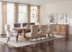 Florence Double Pedestal Dining Table Rustic Smoke - Royal Furniture & Gifts (MI) - Multi Location