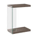 Colby Accent Table Weathered Grey and Clear - Royal Furniture & Gifts (MI) - Multi Location