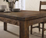 Coleman Rectangular Dining Table Rustic Golden Brown - Royal Furniture & Gifts (MI) - Multi Location