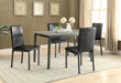 Garza Rectangular Dining Table Black - Royal Furniture & Gifts (MI) - Multi Location