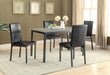 Garza Upholstered Dining Chairs Black (Set of 2) - Royal Furniture & Gifts (MI) - Multi Location