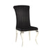 Betty Upholstered Side Chairs Black and Chrome (Set of 4) - Royal Furniture & Gifts (MI) - Multi Location