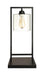 Shoto Glass Shade Table Lamp Black - Royal Furniture & Gifts (MI) - Multi Location