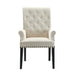 Alana Tufted Back Upholstered Arm Chair Beige - Royal Furniture & Gifts (MI) - Multi Location