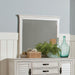 Franco Rectangular Dresser Mirror Antique White - Royal Furniture & Gifts (MI) - Multi Location