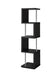 Baxter 4-shelf Bookcase Black and Chrome - Royal Furniture & Gifts (MI) - Multi Location