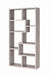 Theo 10-shelf Bookcase Grey Driftwood - Royal Furniture & Gifts (MI) - Multi Location