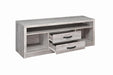 Burke 2-drawer TV Console Grey Driftwood - Royal Furniture & Gifts (MI) - Multi Location