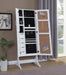 Doyle Jewelry Cheval Mirror with Picture Frames White - Royal Furniture & Gifts (MI) - Multi Location