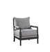 Blanchett Cushion Back Accent Chair Grey and Black - Royal Furniture & Gifts (MI) - Multi Location