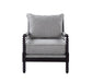 Blanchett Cushion Back Accent Chair Grey and Black - Royal Furniture & Gifts (MI) - Multi Location