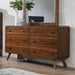 Robyn 6-drawer Dresser Dark Walnut - Royal Furniture & Gifts (MI) - Multi Location