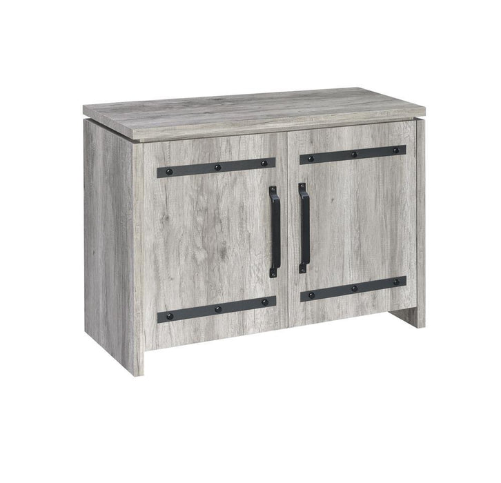 Enoch 2-door Accent Cabinet Grey Driftwood - Royal Furniture & Gifts (MI) - Multi Location
