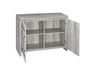 Enoch 2-door Accent Cabinet Grey Driftwood - Royal Furniture & Gifts (MI) - Multi Location