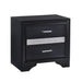 Miranda 2-drawer Nightstand Tray Black - Royal Furniture & Gifts (MI) - Multi Location
