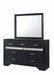 Miranda 7-drawer Dresser Black and Rhinestone - Royal Furniture & Gifts (MI) - Multi Location
