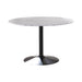 Bartole Round Dining Table White and Matte Black - Royal Furniture & Gifts (MI) - Multi Location