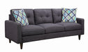 Watsonville Tufted Back Sofa Grey - Royal Furniture & Gifts (MI) - Multi Location