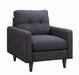 Watsonville Tufted Back Chair Grey - Royal Furniture & Gifts (MI) - Multi Location