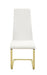Montclair Side Chairs White and Rustic Brass (Set of 4) - Royal Furniture & Gifts (MI) - Multi Location