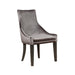 Phelps Upholstered Demi Wing Chairs Grey (Set of 2) - Royal Furniture & Gifts (MI) - Multi Location